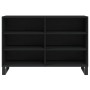 Aparador de madera contrachapada negro 103,5x35x70 cm de vidaXL, Aparadores - Ref: Foro24-827117, Precio: 74,54 €, Descuento: %