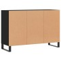 Aparador de madera contrachapada negro 103,5x35x70 cm de vidaXL, Aparadores - Ref: Foro24-827117, Precio: 74,54 €, Descuento: %