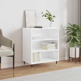 Glossy white engineered wood sideboard 57x35x70 cm by vidaXL, Sideboards - Ref: Foro24-827126, Price: 43,99 €, Discount: %