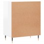 Aparador madera de ingeniería blanco brillante 57x35x70 cm de vidaXL, Aparadores - Ref: Foro24-827126, Precio: 52,73 €, Descu...