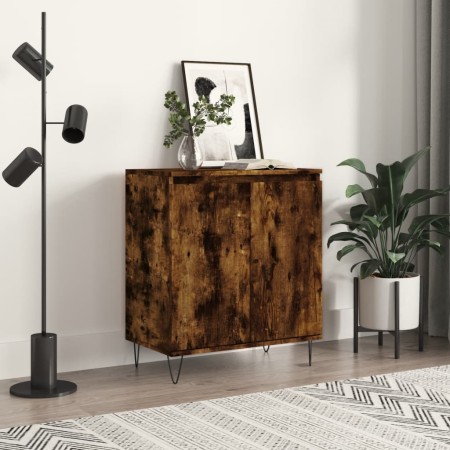 Aparador madera contrachapada color roble ahumado 60x35x70 cm de vidaXL, Aparadores - Ref: Foro24-827161, Precio: 73,99 €, De...