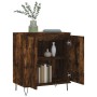 Aparador madera contrachapada color roble ahumado 60x35x70 cm de vidaXL, Aparadores - Ref: Foro24-827161, Precio: 73,99 €, De...