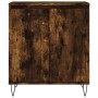 Aparador madera contrachapada color roble ahumado 60x35x70 cm de vidaXL, Aparadores - Ref: Foro24-827161, Precio: 73,99 €, De...