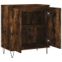 Aparador madera contrachapada color roble ahumado 60x35x70 cm de vidaXL, Aparadores - Ref: Foro24-827161, Precio: 73,99 €, De...