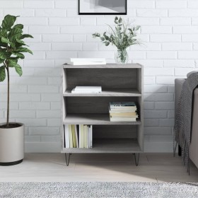 Aparador madera de ingeniería gris Sonoma 57x35x70 cm de vidaXL, Aparadores - Ref: Foro24-827138, Precio: 48,61 €, Descuento: %