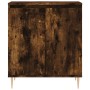 Aparador madera contrachapada color roble ahumado 60x35x70 cm de vidaXL, Aparadores - Ref: Foro24-827153, Precio: 71,31 €, De...