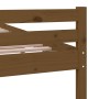 Estructura de cama madera maciza marrón miel 160x200 cm de vidaXL, Camas y somieres - Ref: Foro24-814832, Precio: 127,39 €, D...