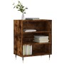 Smoked oak engineered wood sideboard 57x35x70 cm by vidaXL, Sideboards - Ref: Foro24-827129, Price: 47,99 €, Discount: %