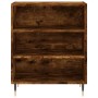 Aparador madera de ingeniería roble ahumado 57x35x70 cm de vidaXL, Aparadores - Ref: Foro24-827129, Precio: 48,16 €, Descuent...