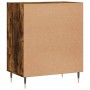 Aparador madera de ingeniería roble ahumado 57x35x70 cm de vidaXL, Aparadores - Ref: Foro24-827129, Precio: 48,16 €, Descuent...