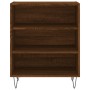 Aparador madera de ingeniería marrón roble 57x35x70 cm de vidaXL, Aparadores - Ref: Foro24-827139, Precio: 49,37 €, Descuento: %