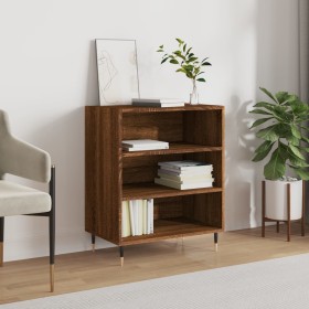 Oak brown engineered wood sideboard 57x35x70 cm by vidaXL, Sideboards - Ref: Foro24-827131, Price: 40,45 €, Discount: %