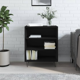 Black engineered wood sideboard 57x35x70 cm by vidaXL, Sideboards - Ref: Foro24-827133, Price: 48,15 €, Discount: %