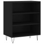 Black engineered wood sideboard 57x35x70 cm by vidaXL, Sideboards - Ref: Foro24-827133, Price: 48,61 €, Discount: %