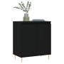 Aparador de madera contrachapada negro 60x35x70 cm de vidaXL, Aparadores - Ref: Foro24-827149, Precio: 73,02 €, Descuento: %