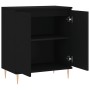 Aparador de madera contrachapada negro 60x35x70 cm de vidaXL, Aparadores - Ref: Foro24-827149, Precio: 73,02 €, Descuento: %