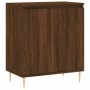 Aparador madera contrachapada marrón roble 60x35x70 cm de vidaXL, Aparadores - Ref: Foro24-827155, Precio: 73,42 €, Descuento: %