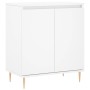 Weißes Sperrholz-Sideboard 60x35x70 cm von vidaXL, Sideboards - Ref: Foro24-827148, Preis: 72,12 €, Rabatt: %