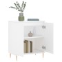 Weißes Sperrholz-Sideboard 60x35x70 cm von vidaXL, Sideboards - Ref: Foro24-827148, Preis: 72,12 €, Rabatt: %