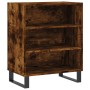 Aparador madera de ingeniería roble ahumado 57x35x70 cm de vidaXL, Aparadores - Ref: Foro24-827145, Precio: 58,26 €, Descuent...