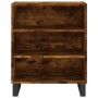 Aparador madera de ingeniería roble ahumado 57x35x70 cm de vidaXL, Aparadores - Ref: Foro24-827145, Precio: 58,26 €, Descuent...