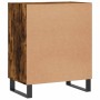 Aparador madera de ingeniería roble ahumado 57x35x70 cm de vidaXL, Aparadores - Ref: Foro24-827145, Precio: 58,26 €, Descuent...