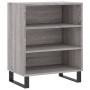 Aparador madera de ingeniería gris Sonoma 57x35x70 cm de vidaXL, Aparadores - Ref: Foro24-827146, Precio: 56,06 €, Descuento: %