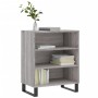 Aparador madera de ingeniería gris Sonoma 57x35x70 cm de vidaXL, Aparadores - Ref: Foro24-827146, Precio: 56,06 €, Descuento: %