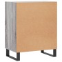 Aparador madera de ingeniería gris Sonoma 57x35x70 cm de vidaXL, Aparadores - Ref: Foro24-827146, Precio: 56,06 €, Descuento: %