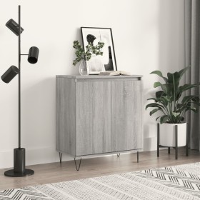 Sonoma gray plywood sideboard 60x35x70 cm by vidaXL, Sideboards - Ref: Foro24-827162, Price: 71,00 €, Discount: %