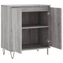 Aparador de madera contrachapada gris Sonoma 60x35x70 cm de vidaXL, Aparadores - Ref: Foro24-827162, Precio: 70,88 €, Descuen...