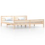 Estructura de cama madera maciza 180x200 cm de vidaXL, Camas y somieres - Ref: Foro24-814834, Precio: 151,01 €, Descuento: %