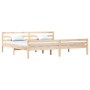 Estructura de cama madera maciza 180x200 cm de vidaXL, Camas y somieres - Ref: Foro24-814834, Precio: 151,01 €, Descuento: %