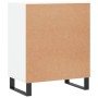 Aparador madera de ingeniería blanco 57x35x70 cm de vidaXL, Aparadores - Ref: Foro24-827140, Precio: 55,96 €, Descuento: %