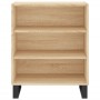 Aparador madera de ingeniería roble Sonoma 57x35x70 cm de vidaXL, Aparadores - Ref: Foro24-827143, Precio: 44,39 €, Descuento: %