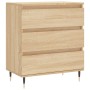 Sonoma oak plywood sideboard 60x35x70 cm by vidaXL, Sideboards - Ref: Foro24-827175, Price: 60,46 €, Discount: %