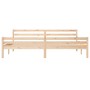 Estructura de cama madera maciza 180x200 cm de vidaXL, Camas y somieres - Ref: Foro24-814834, Precio: 151,01 €, Descuento: %