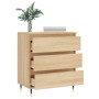 Sonoma oak plywood sideboard 60x35x70 cm by vidaXL, Sideboards - Ref: Foro24-827175, Price: 60,46 €, Discount: %