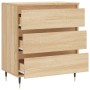 Sonoma oak plywood sideboard 60x35x70 cm by vidaXL, Sideboards - Ref: Foro24-827175, Price: 60,46 €, Discount: %