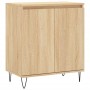 Aparador de madera contrachapada roble Sonoma 60x35x70 cm de vidaXL, Aparadores - Ref: Foro24-827159, Precio: 77,34 €, Descue...