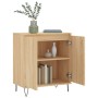 Aparador de madera contrachapada roble Sonoma 60x35x70 cm de vidaXL, Aparadores - Ref: Foro24-827159, Precio: 77,34 €, Descue...