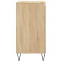 Aparador de madera contrachapada roble Sonoma 60x35x70 cm de vidaXL, Aparadores - Ref: Foro24-827159, Precio: 77,34 €, Descue...