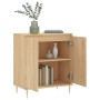 Aparador de madera contrachapada roble Sonoma 60x35x70 cm de vidaXL, Aparadores - Ref: Foro24-827151, Precio: 73,99 €, Descue...