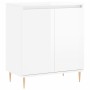 Hochglanzweißes Sperrholz-Sideboard 60x35x70 cm von vidaXL, Sideboards - Ref: Foro24-827150, Preis: 77,99 €, Rabatt: %