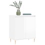 Hochglanzweißes Sperrholz-Sideboard 60x35x70 cm von vidaXL, Sideboards - Ref: Foro24-827150, Preis: 77,99 €, Rabatt: %