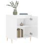 Hochglanzweißes Sperrholz-Sideboard 60x35x70 cm von vidaXL, Sideboards - Ref: Foro24-827150, Preis: 77,99 €, Rabatt: %