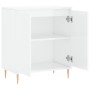 Hochglanzweißes Sperrholz-Sideboard 60x35x70 cm von vidaXL, Sideboards - Ref: Foro24-827150, Preis: 77,99 €, Rabatt: %