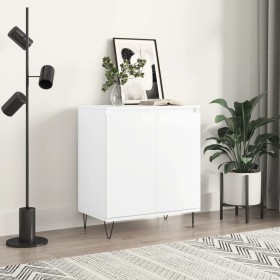 Glossy white plywood sideboard 60x35x70 cm by vidaXL, Sideboards - Ref: Foro24-827158, Price: 77,99 €, Discount: %