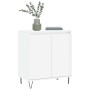 Aparador de madera contrachapada blanco brillante 60x35x70 cm de vidaXL, Aparadores - Ref: Foro24-827158, Precio: 77,99 €, De...