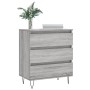 Sonoma graues Sperrholz-Sideboard 60x35x70 cm von vidaXL, Sideboards - Ref: Foro24-827186, Preis: 79,55 €, Rabatt: %